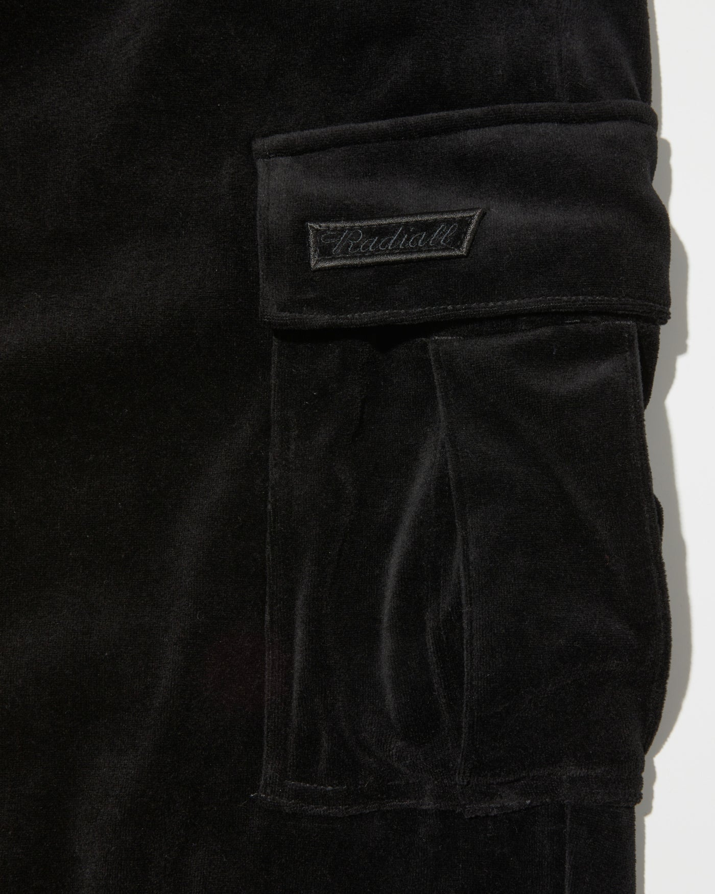RADIALL | FLAGS - CARGO TRACK PANTS - Black
