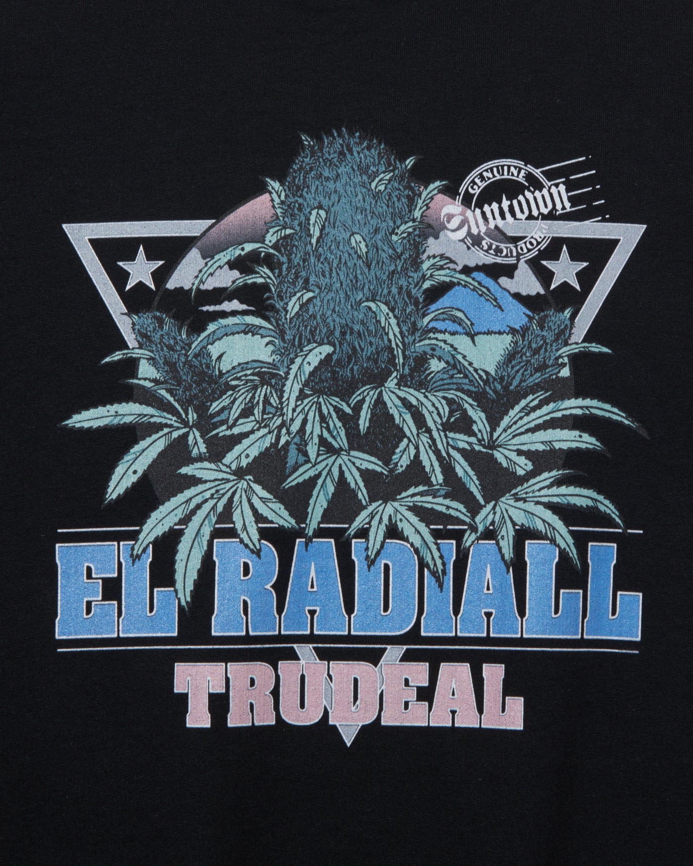RADIALL | TRUE DEAL POT - CREW NECK SWEATSHIRT L/S - Black