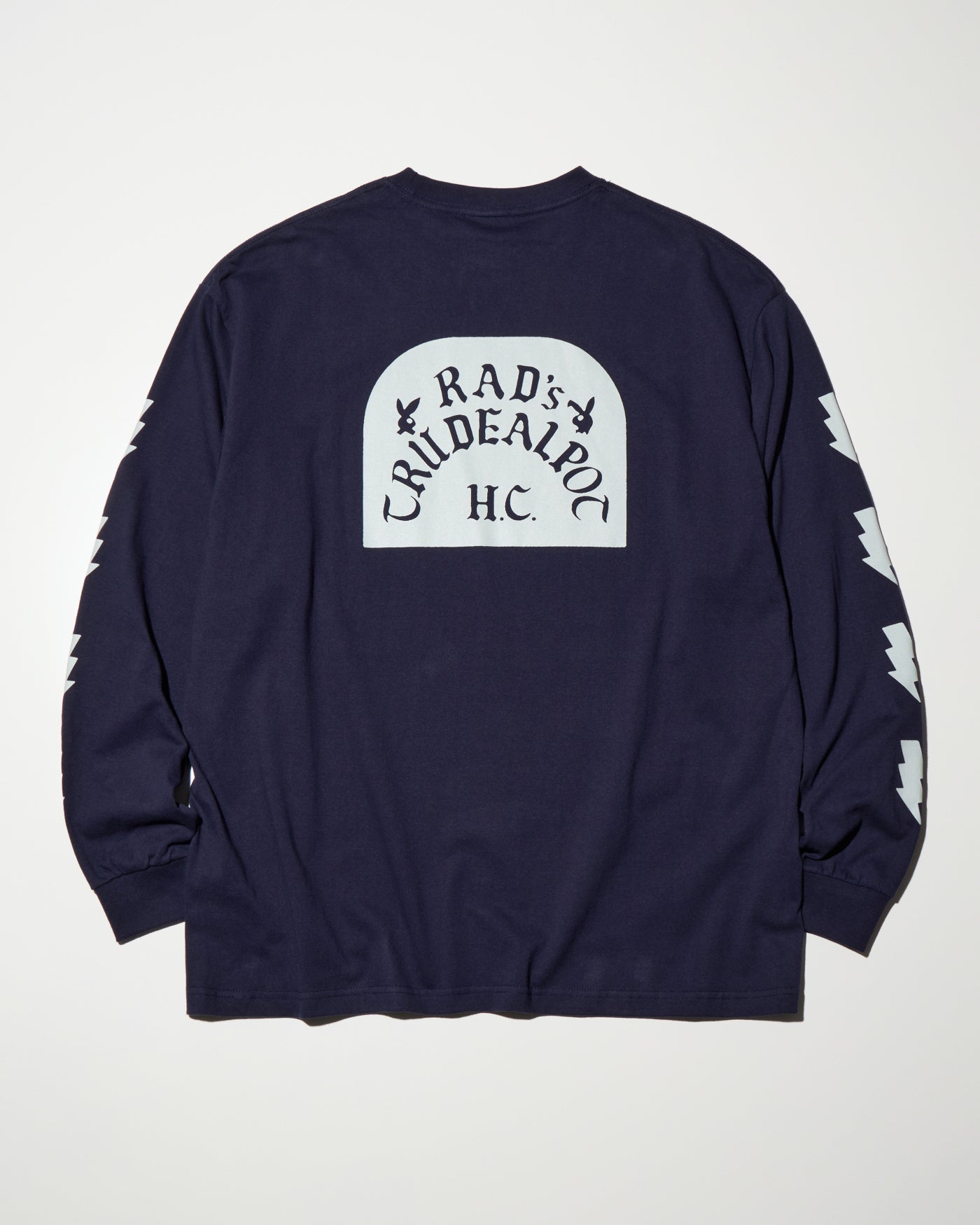 RADIALL | TOMBSTONE - CREW NECK T-SHIRT L/S - Navy