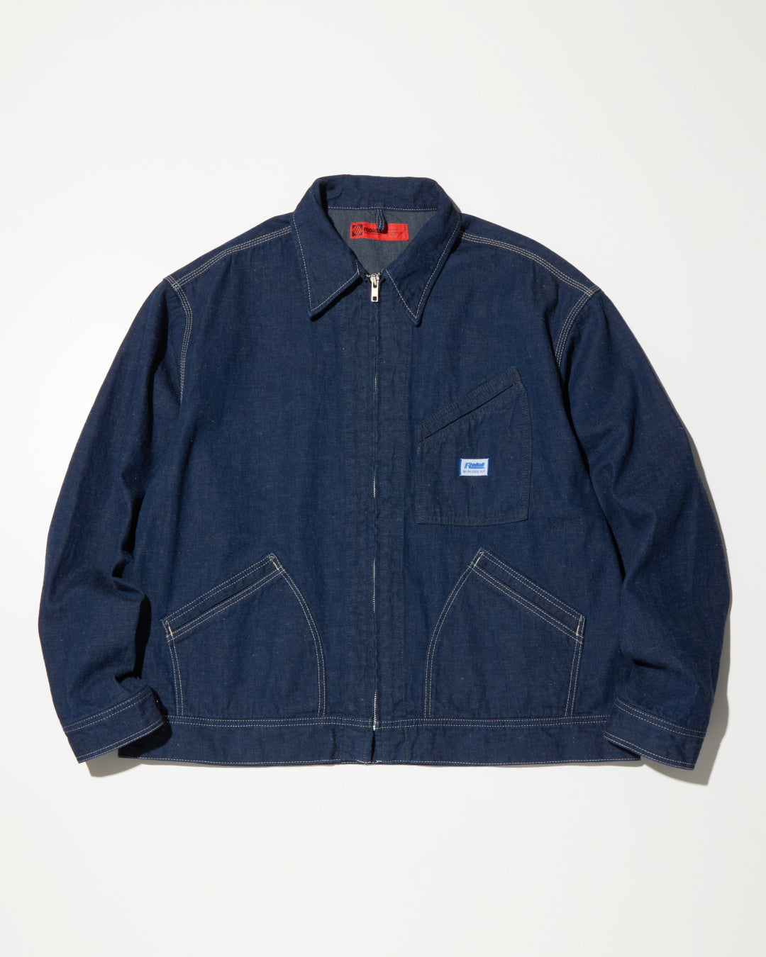 RADIALL | STEPSIDES - ZIP UP BLOUSON - Indigo