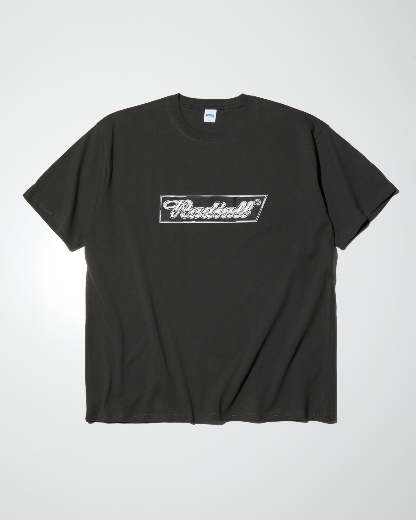 RADIALL | CHROME FLAGS - CREW NECK T-SHIRT S/S - Ink Black