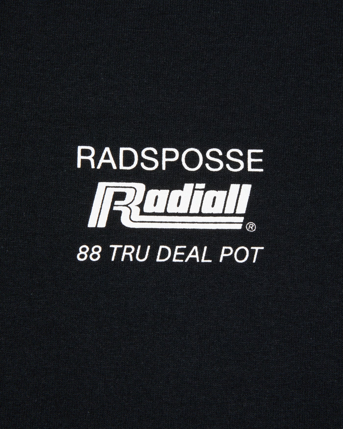 RADIALL | CUTLASS - CREW NECK T-SHIRT S/S - Black