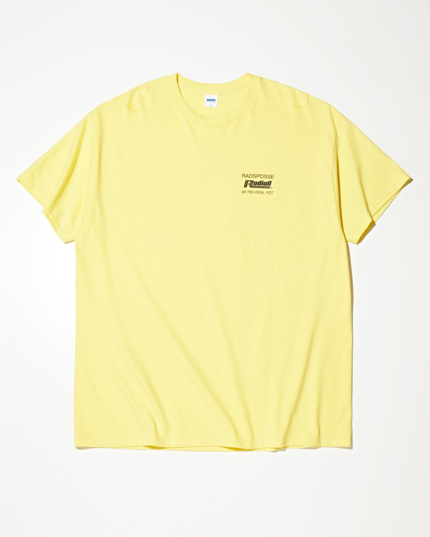 RADIALL | CUTLASS - CREW NECK T-SHIRT S/S - Yellow