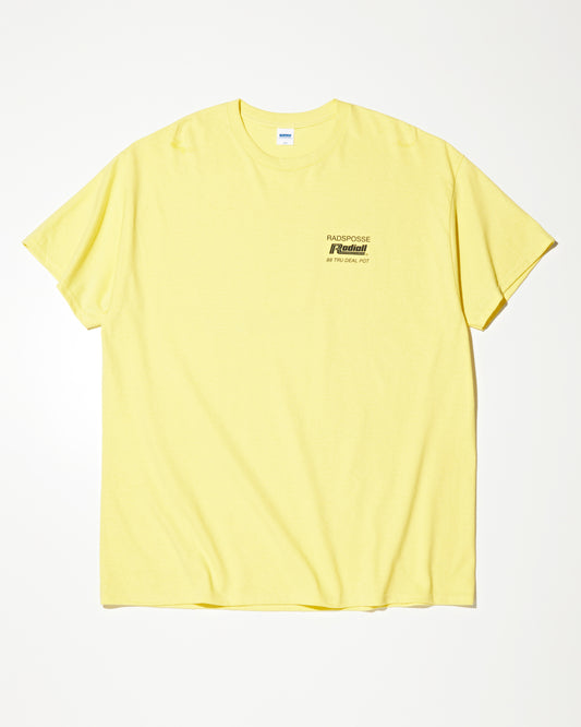 RADIALL | CUTLASS - CREW NECK T-SHIRT S/S - Yellow
