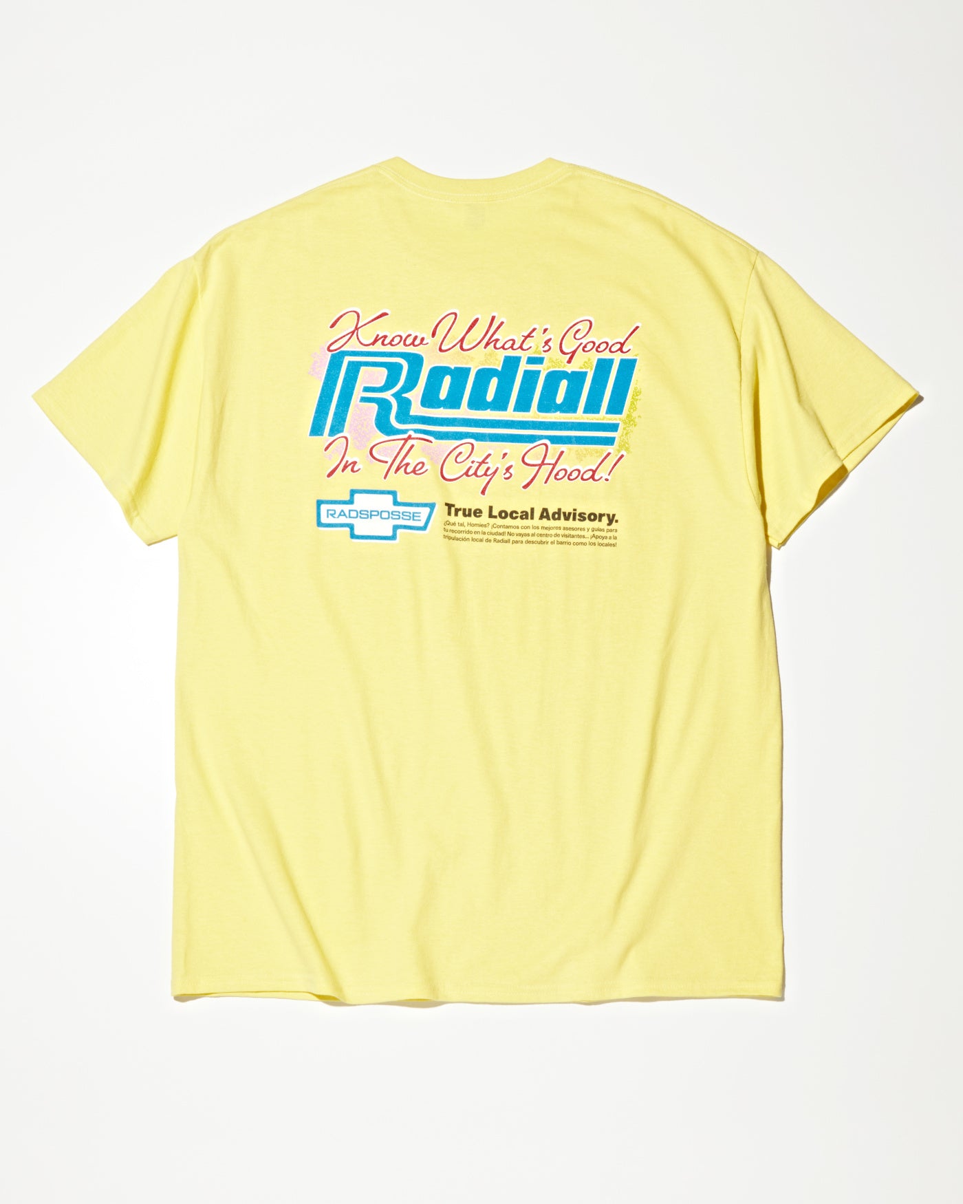 RADIALL | CUTLASS - CREW NECK T-SHIRT S/S - Yellow