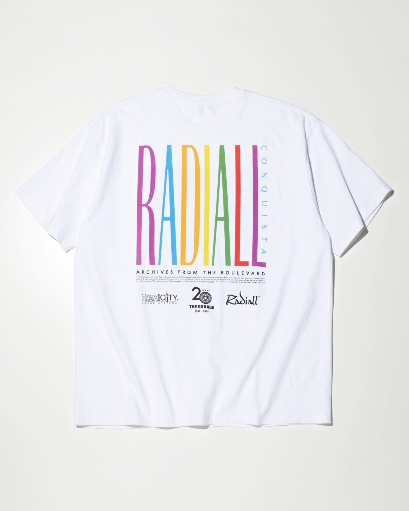 RADIALL | CONQUISTA - CREW NECK T-SHIRT S/S - White