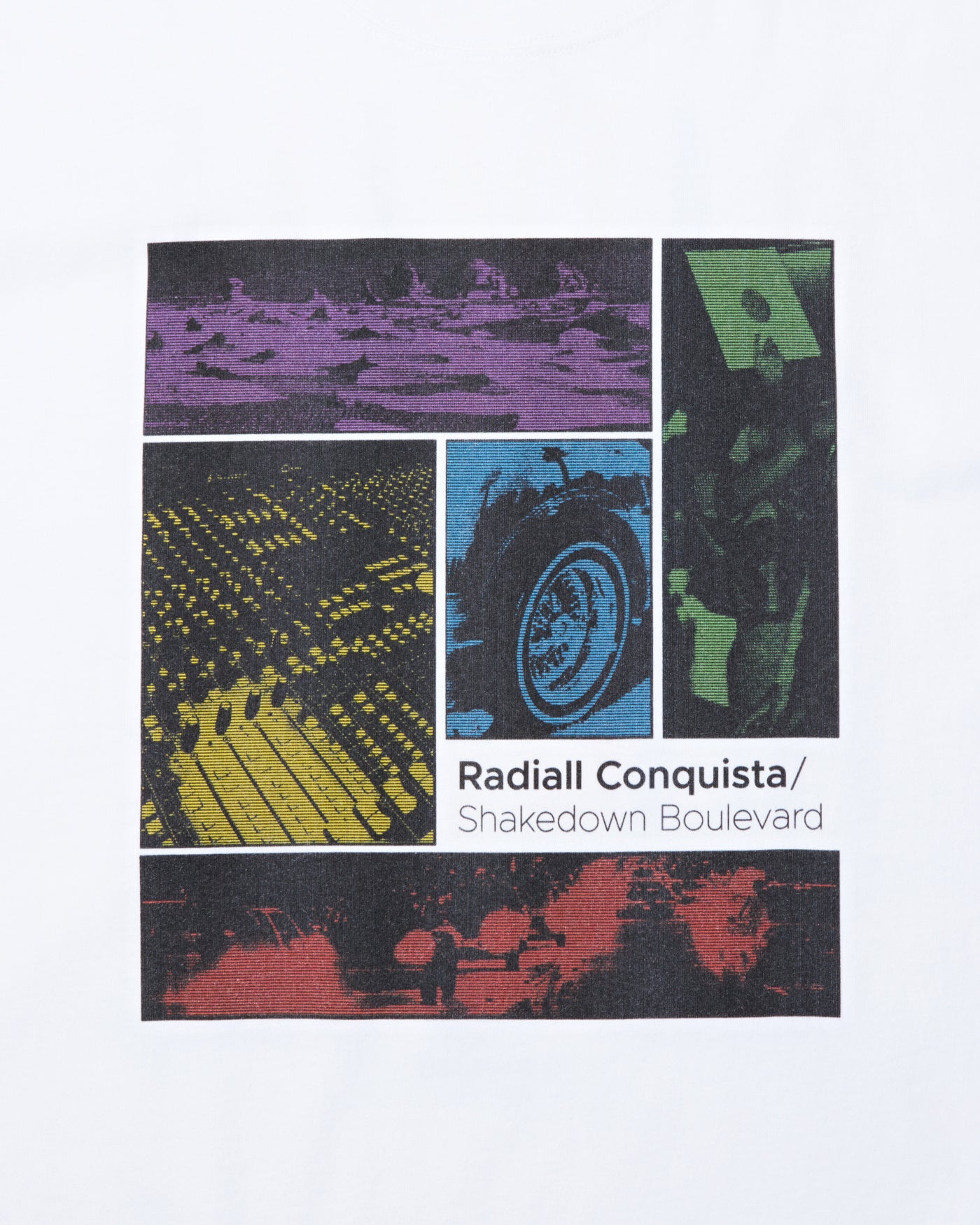 RADIALL | CONQUISTA - CREW NECK T-SHIRT S/S - White