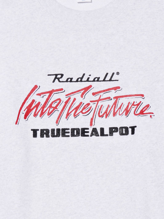 【11.8 (Sat) 12:00 Release】RADIALL | True Deal Pot - CREW NECK SWEATSHIRT L/S - Ash Gray