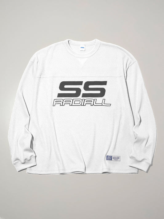 【10.11 (Sat) 12:00 Release】RADIALL | Coupe - FOOTBALL SHIRT L/S - White