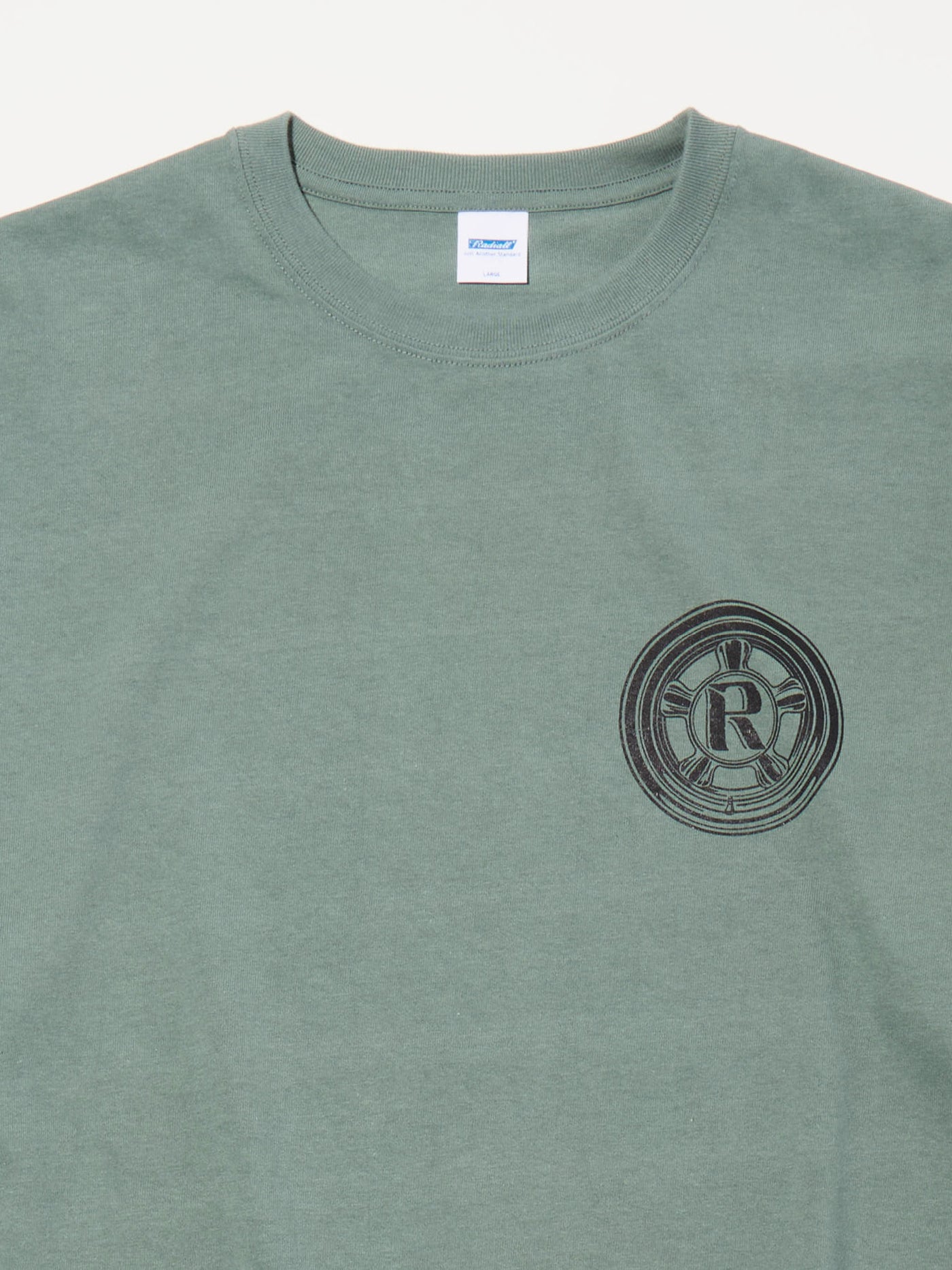RADIALL | Choju Giga - CREW NECK T-SHIRT L/S - Shade Green