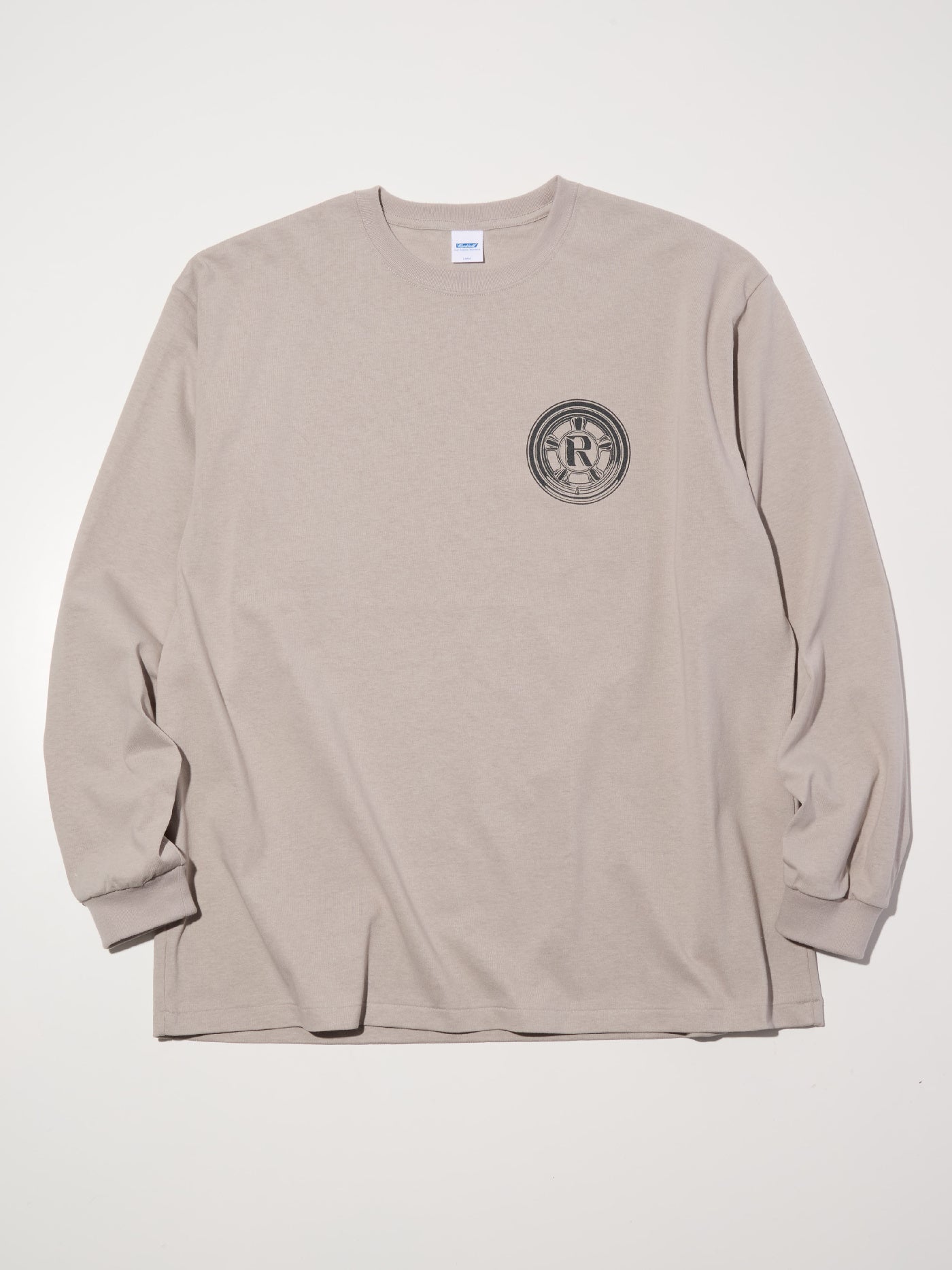 RADIALL | Choju Giga - CREW NECK T-SHIRT L/S - Taupe