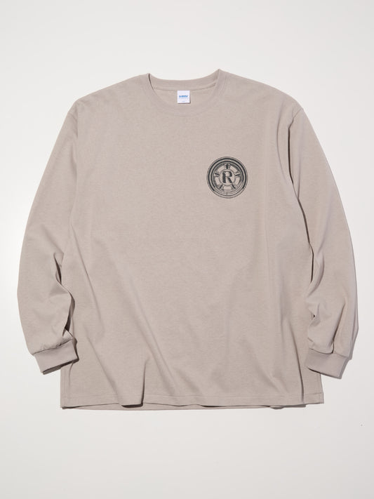 RADIALL | Choju Giga - CREW NECK T-SHIRT L/S - Taupe