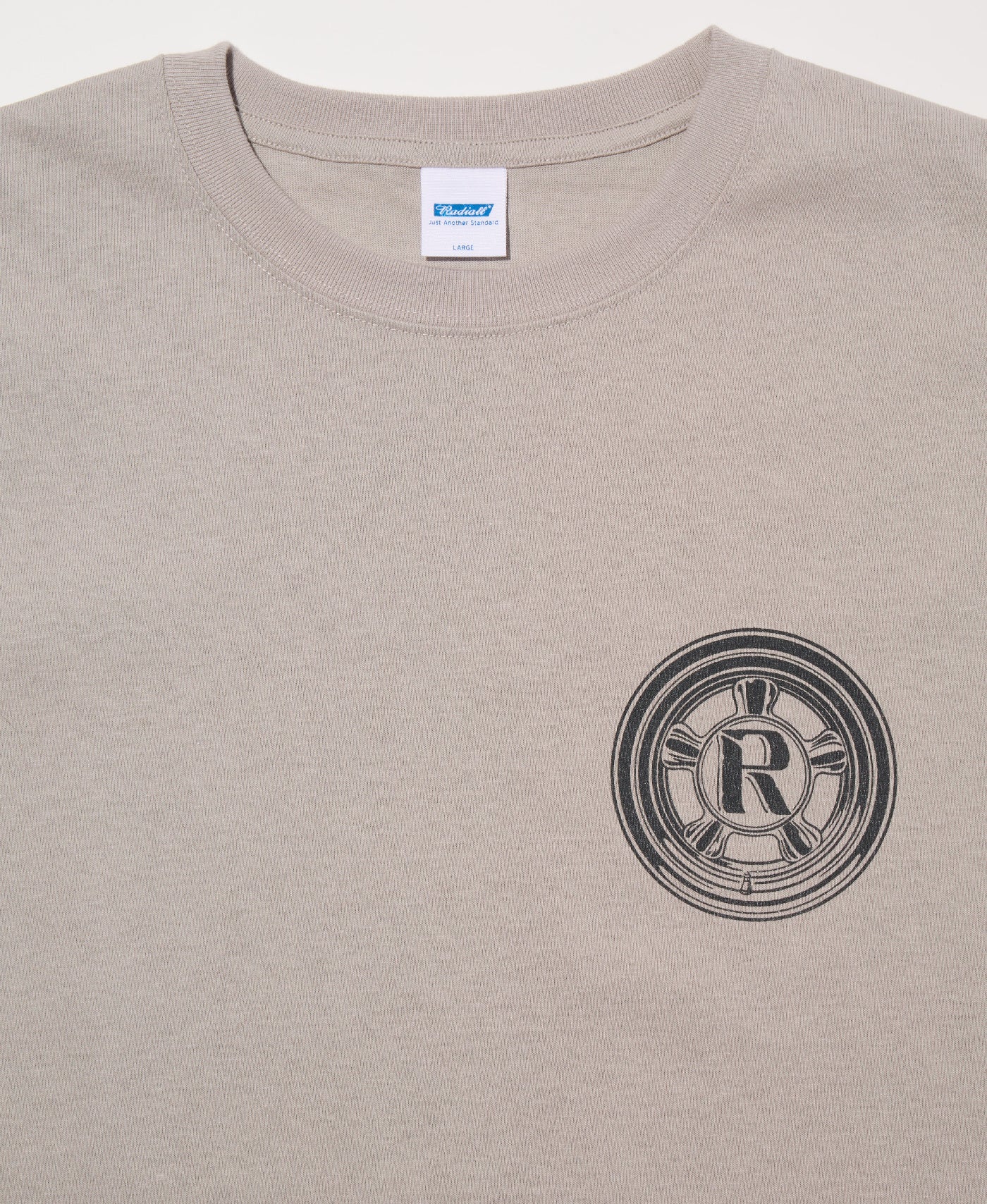 RADIALL | Choju Giga - CREW NECK T-SHIRT L/S - Taupe