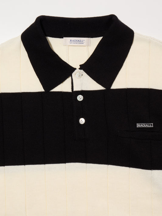 RADIALL | Skunk - POLO SWEATER L/S - Border