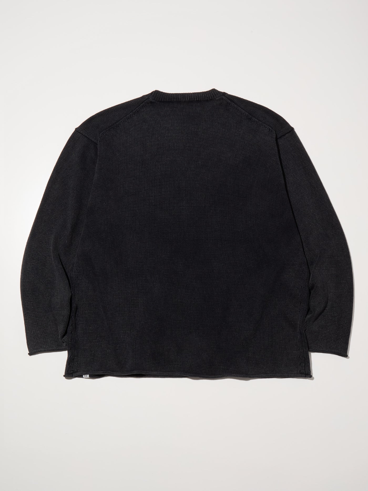 RADIALL | Ludwig - CREW NECK SWEATER L/S - Faded Black