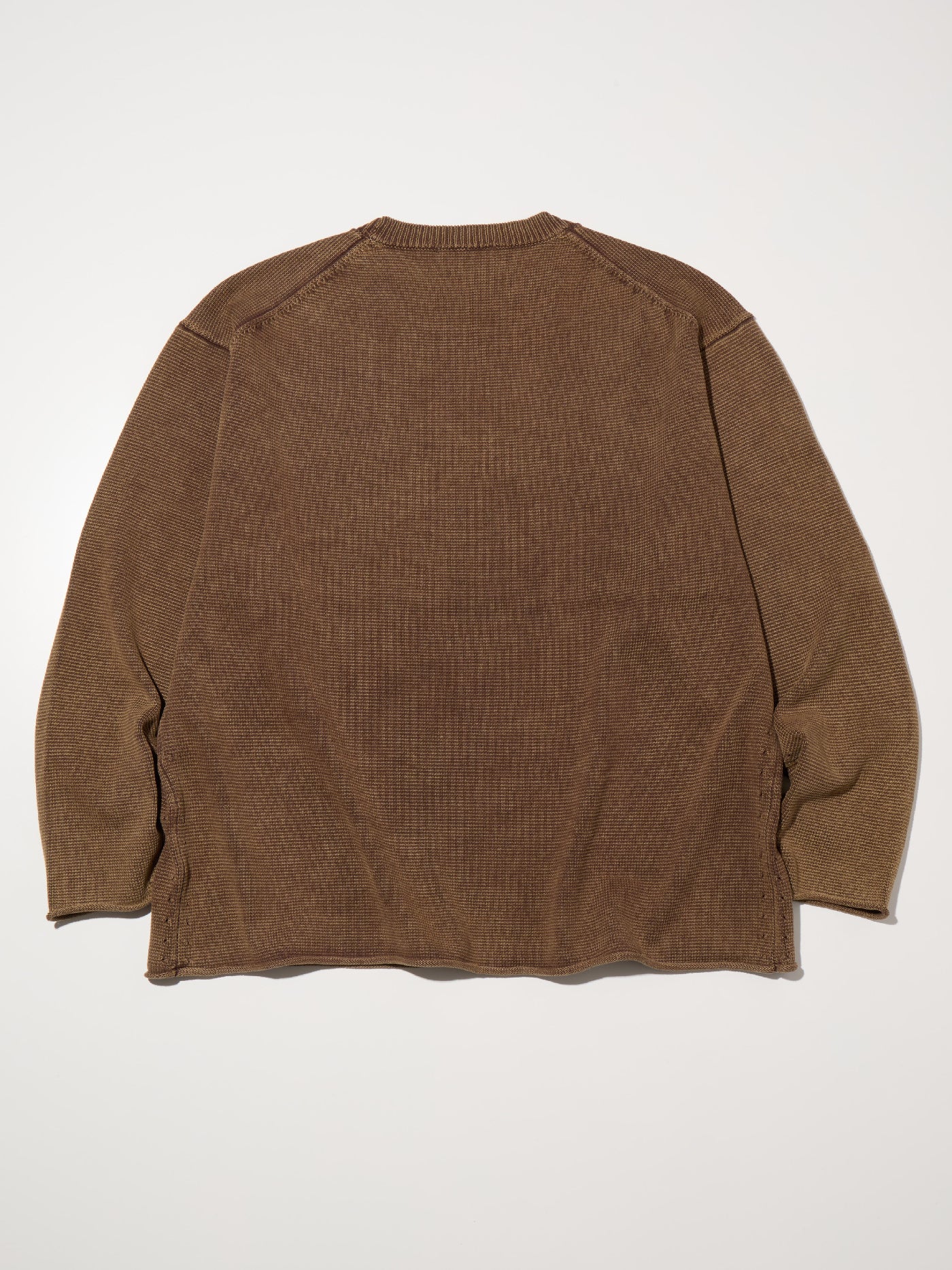 RADIALL | Ludwig - CREW NECK SWEATER L/S - Faded Brown