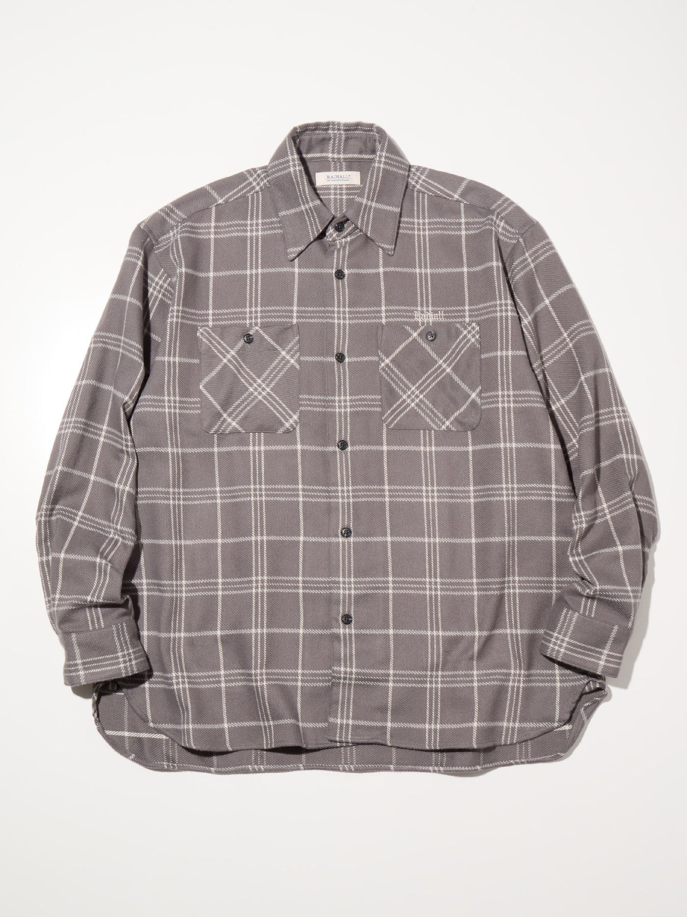 RADIALL | Cutlass - REGULAR COLLARED SHIRT L/S - Gray