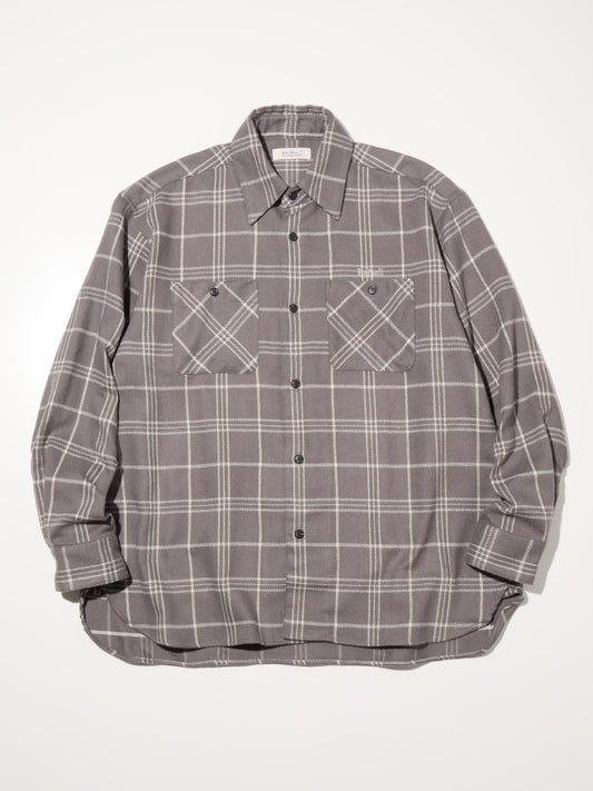 RADIALL | Cutlass - REGULAR COLLARED SHIRT L/S - Gray