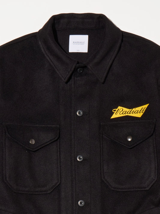 【11.8 (Sat) 12:00 Release】RADIALL | Bowtie - CPO SHIRT L/S - Black