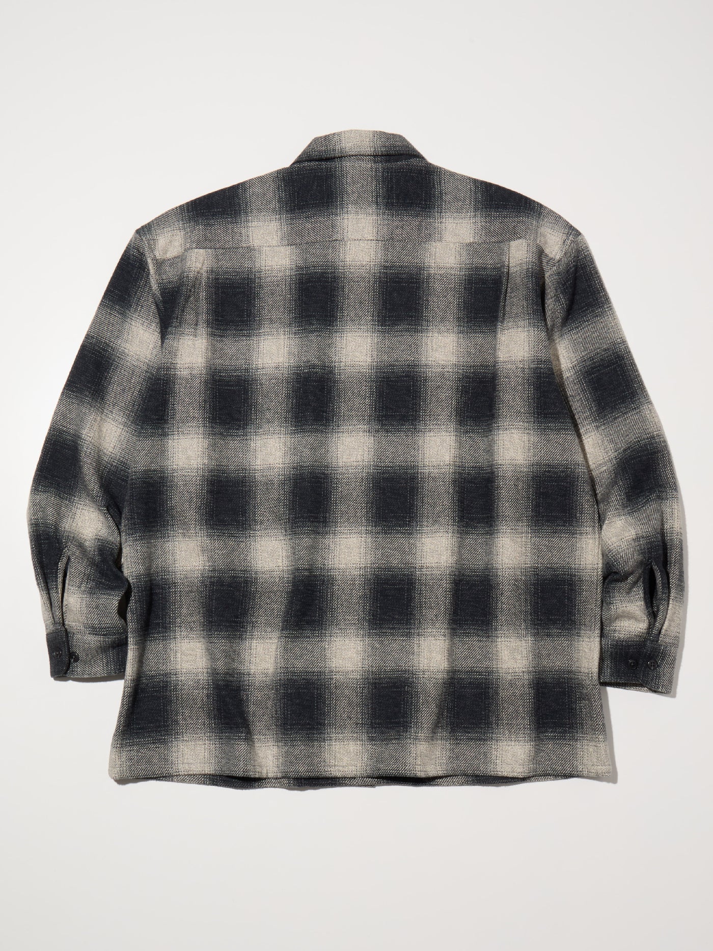 【10.11 (Sat) 12:00 Release】RADIALL | Shore - OPEN COLLARED SHIRT L/S - Black