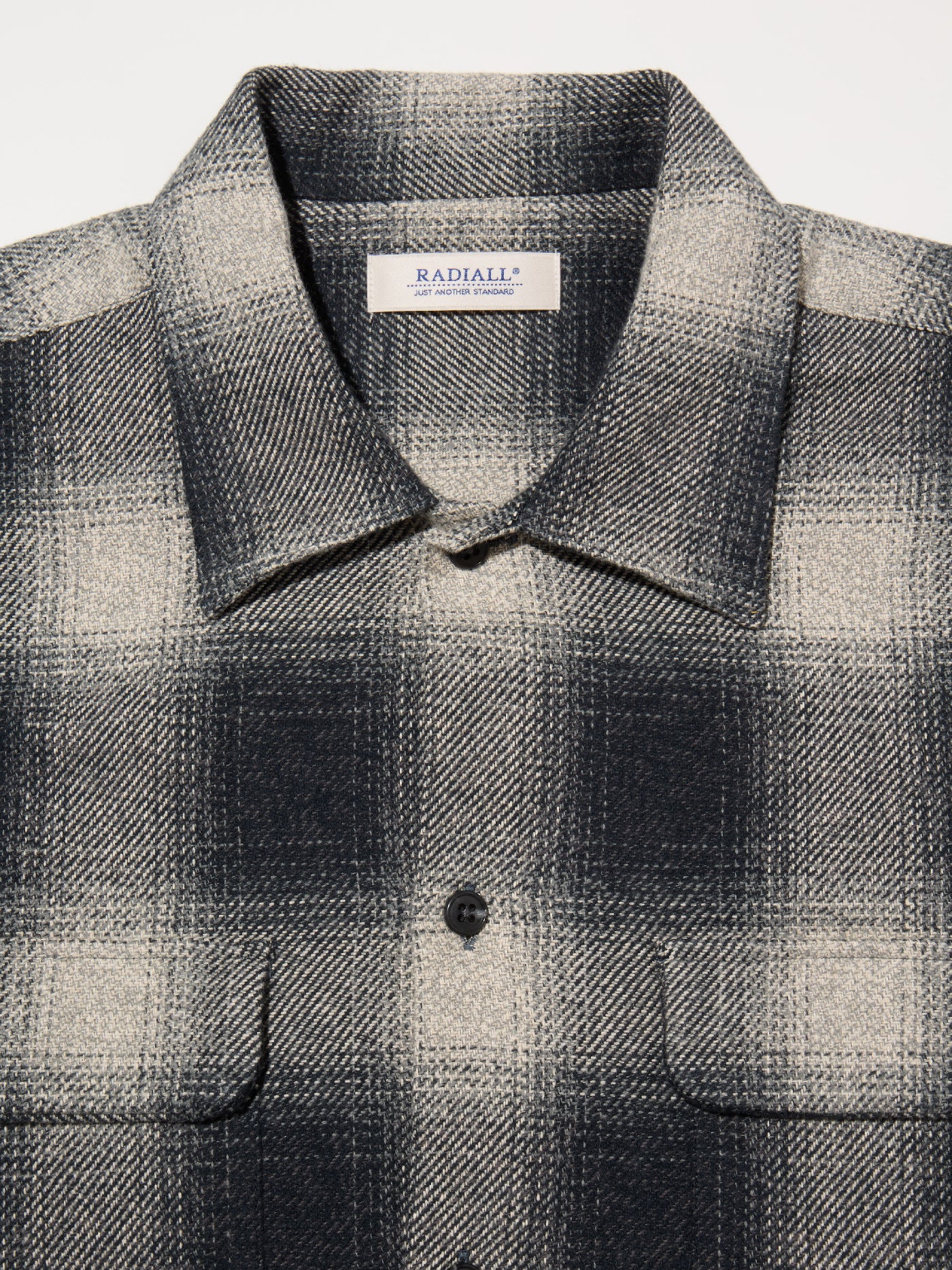 【10.11 (Sat) 12:00 Release】RADIALL | Shore - OPEN COLLARED SHIRT L/S - Black