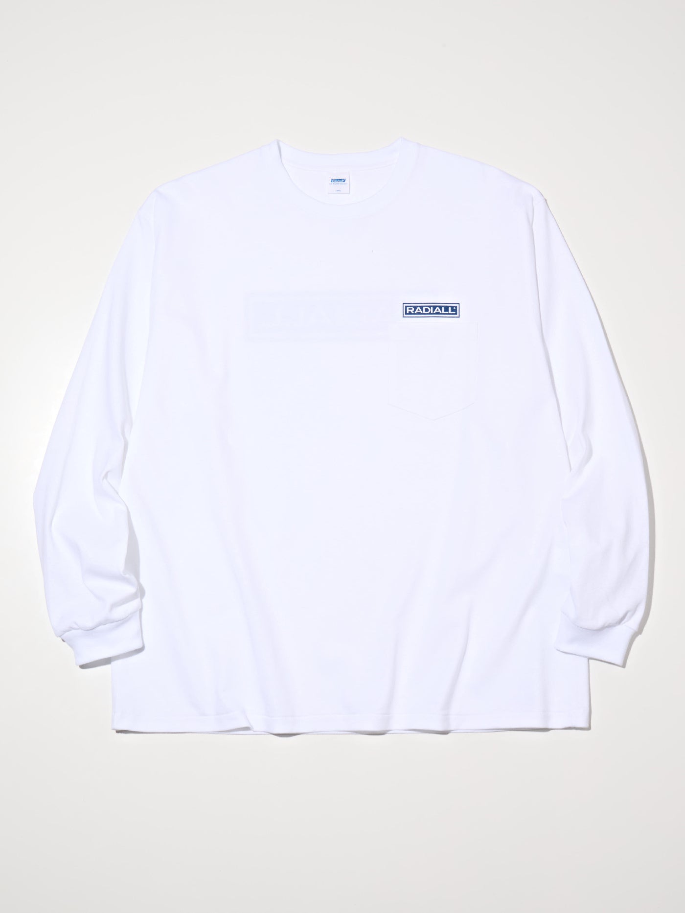 【8.23 (Sat) 12:00 Release】RADIALL | Wheels - CREW NECK T-SHIRT L/S - White