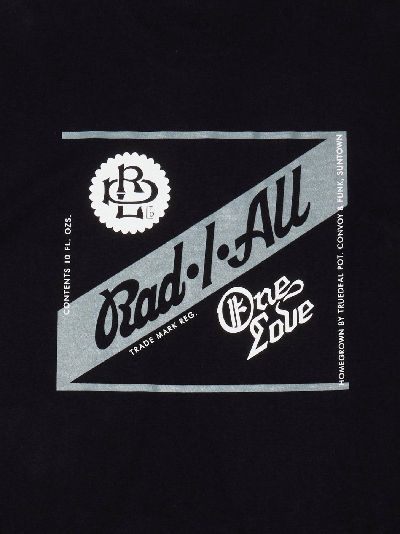 RADIALL | Mercy - CREW NECK T-SHIRT S/S - Black