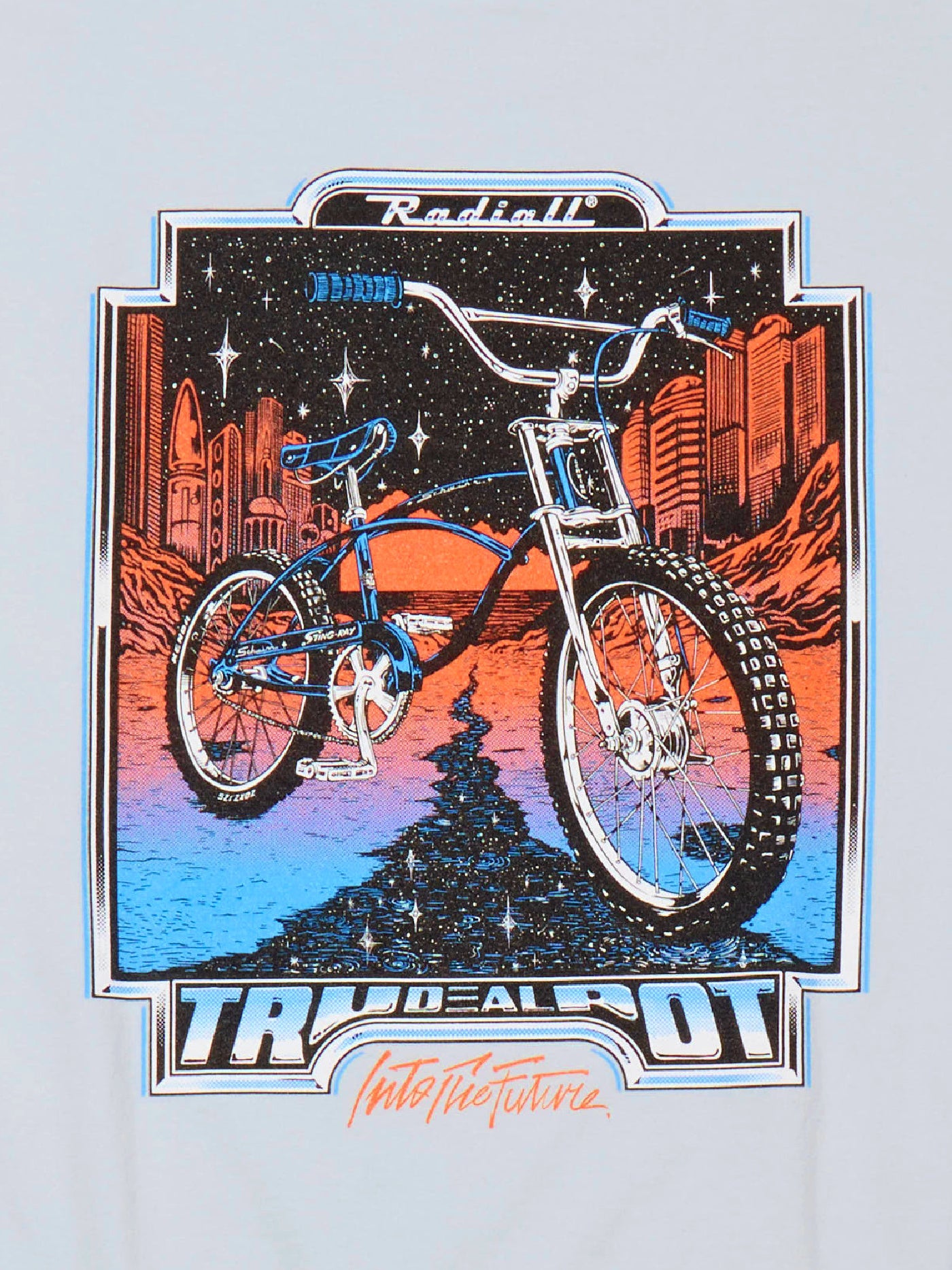 RADIALL | Stingray - CREW NECK T-SHIRT S/S - Light Blue
