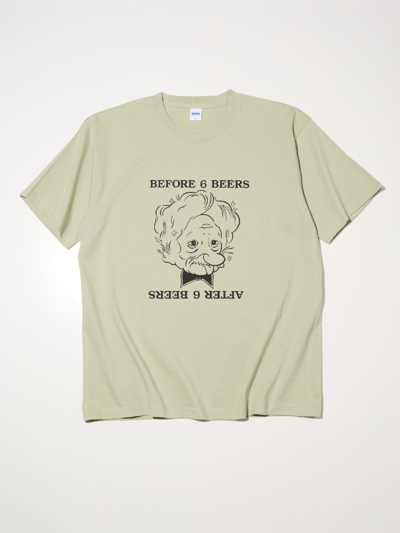 RADIALL | After Beer - CREW NECK T-SHIRT S/S - Sage Green