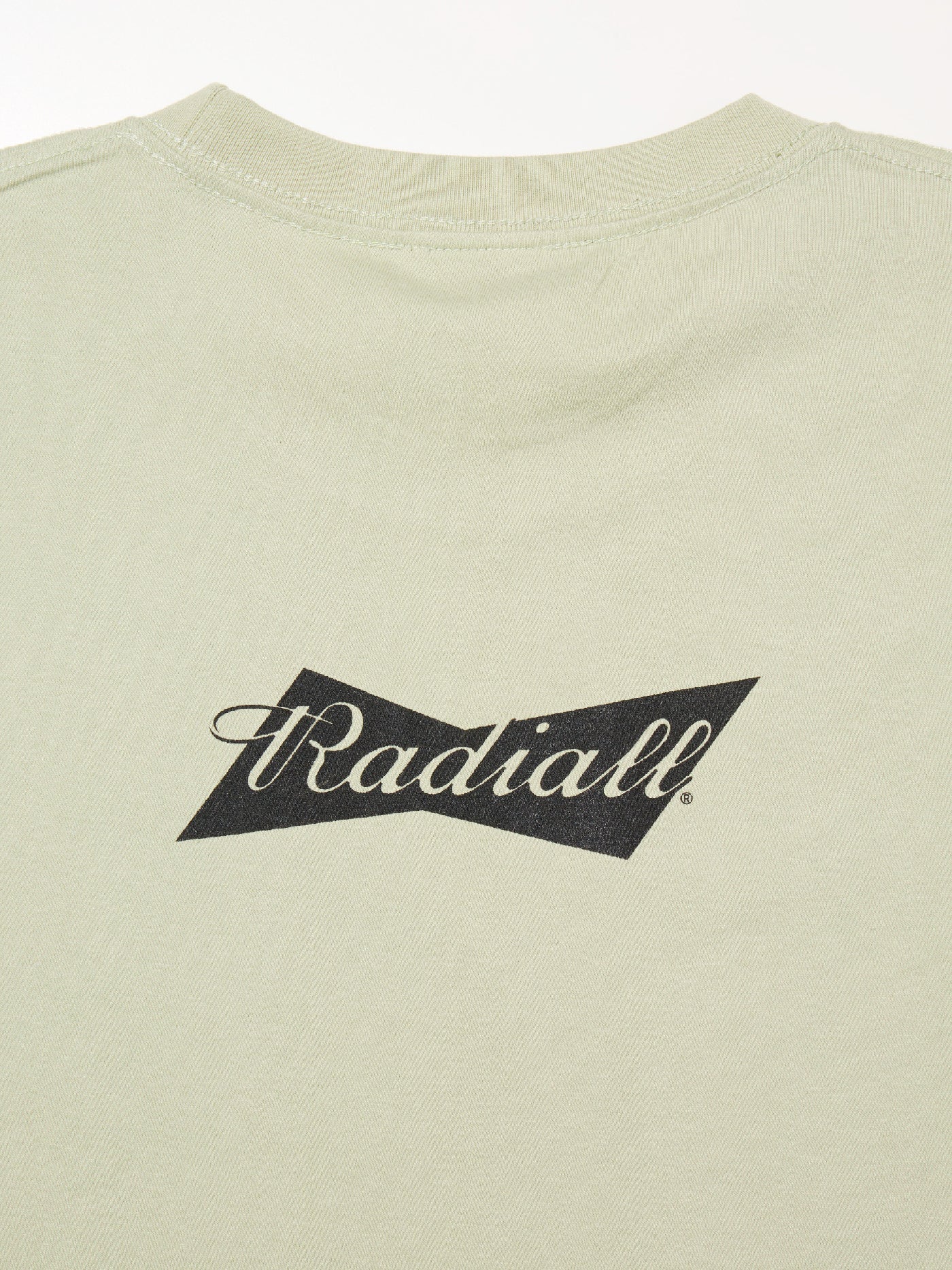RADIALL | After Beer - CREW NECK T-SHIRT S/S - Sage Green
