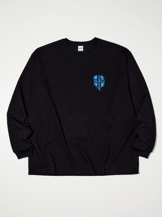 【1.31 (Sat) 12:00 Release】RADIALL | Road Charm - CREW NECK T-SHIRT L/S - Black