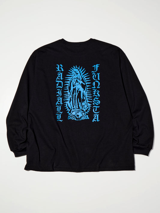 【1.31 (Sat) 12:00 Release】RADIALL | Road Charm - CREW NECK T-SHIRT L/S - Black