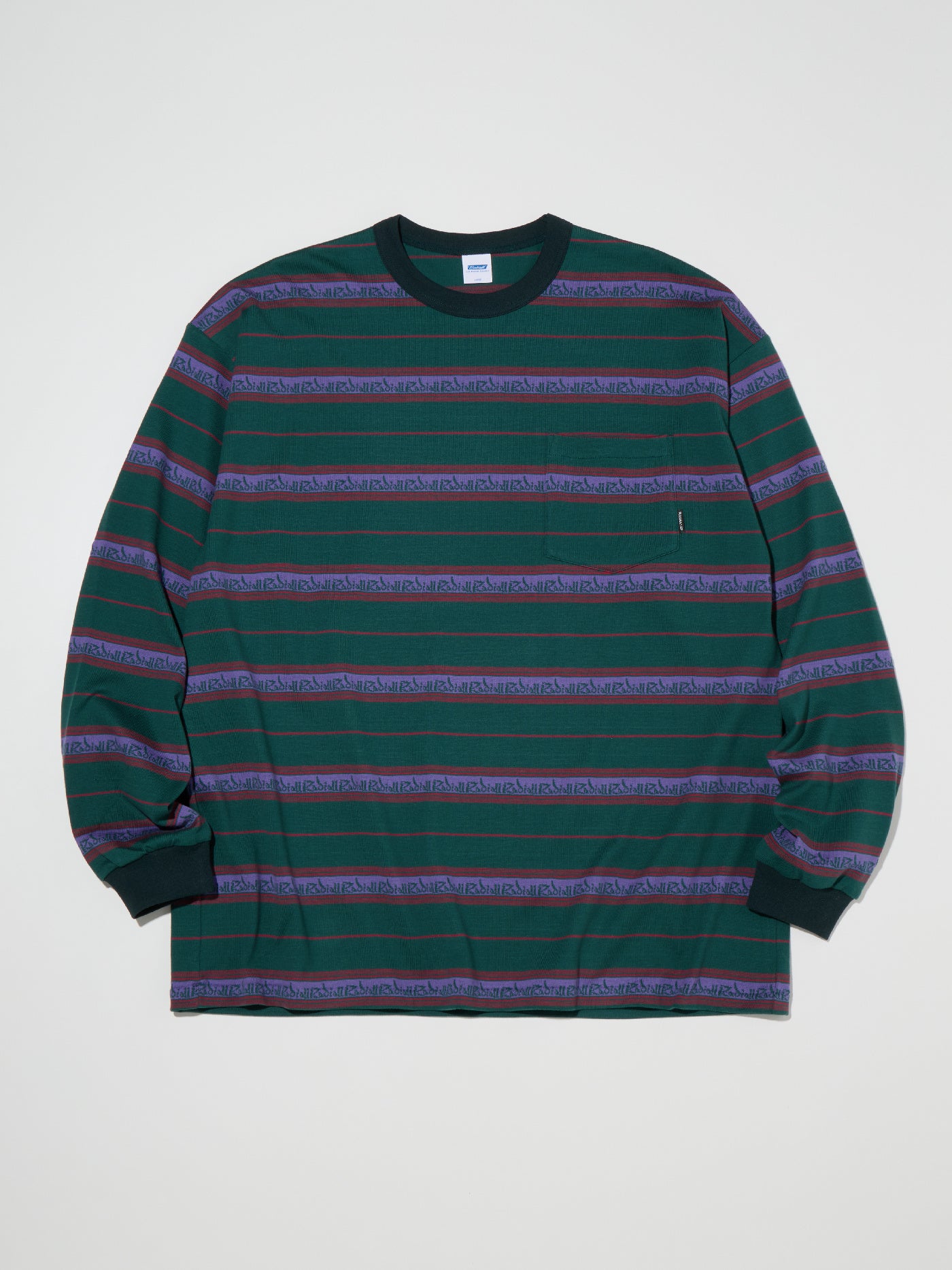 RADIALL | Lincoln Park - CREW NECK T-SHIRT L/S - Forest Green