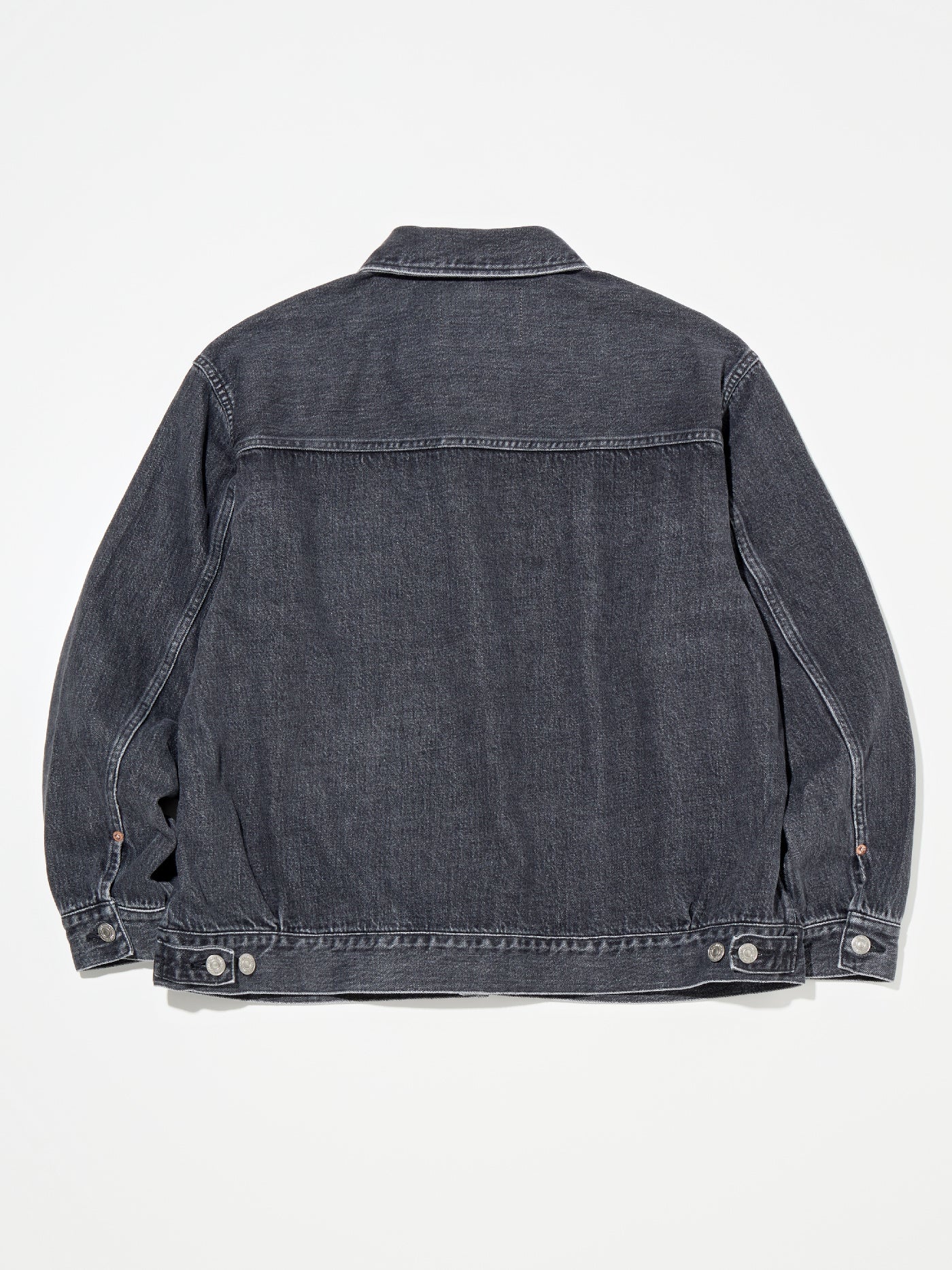 RADIALL | Classic 350 Top - TRUCKER JACKET - Light Black