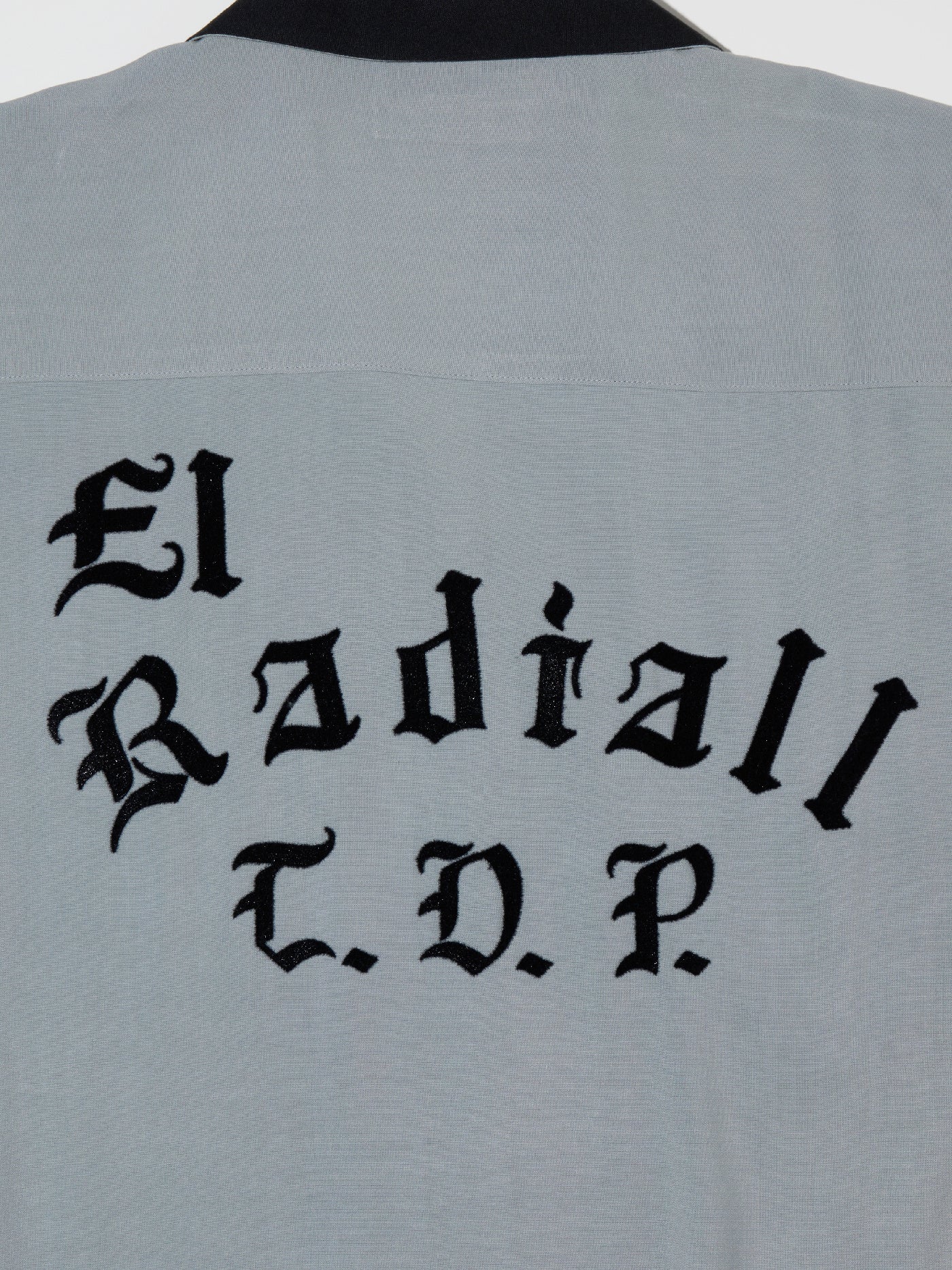RADIALL | True Deal Pot - OPEN COLLARED SHIRT S/S - Steel Gray
