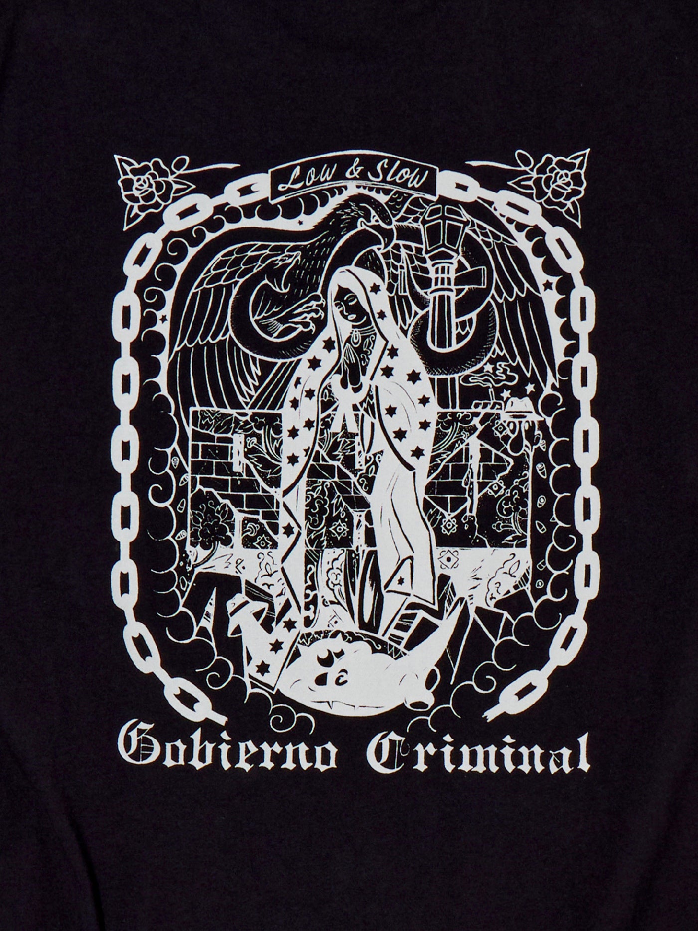 RADIALL | Cradle - CREW NECK T-SHIRT S/S - Black