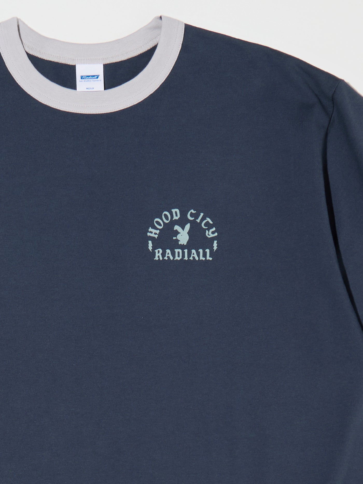 RADIALL | Bunny D - CREW NECK T-SHIRT S/S - Ink Black