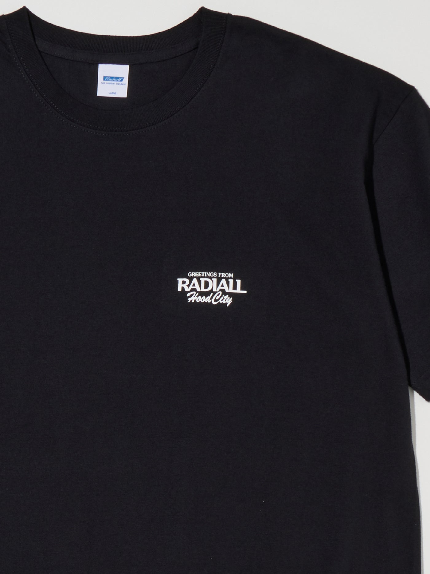 RADIALL | Hood City - CREW NECK T-SHIRT S/S - Black