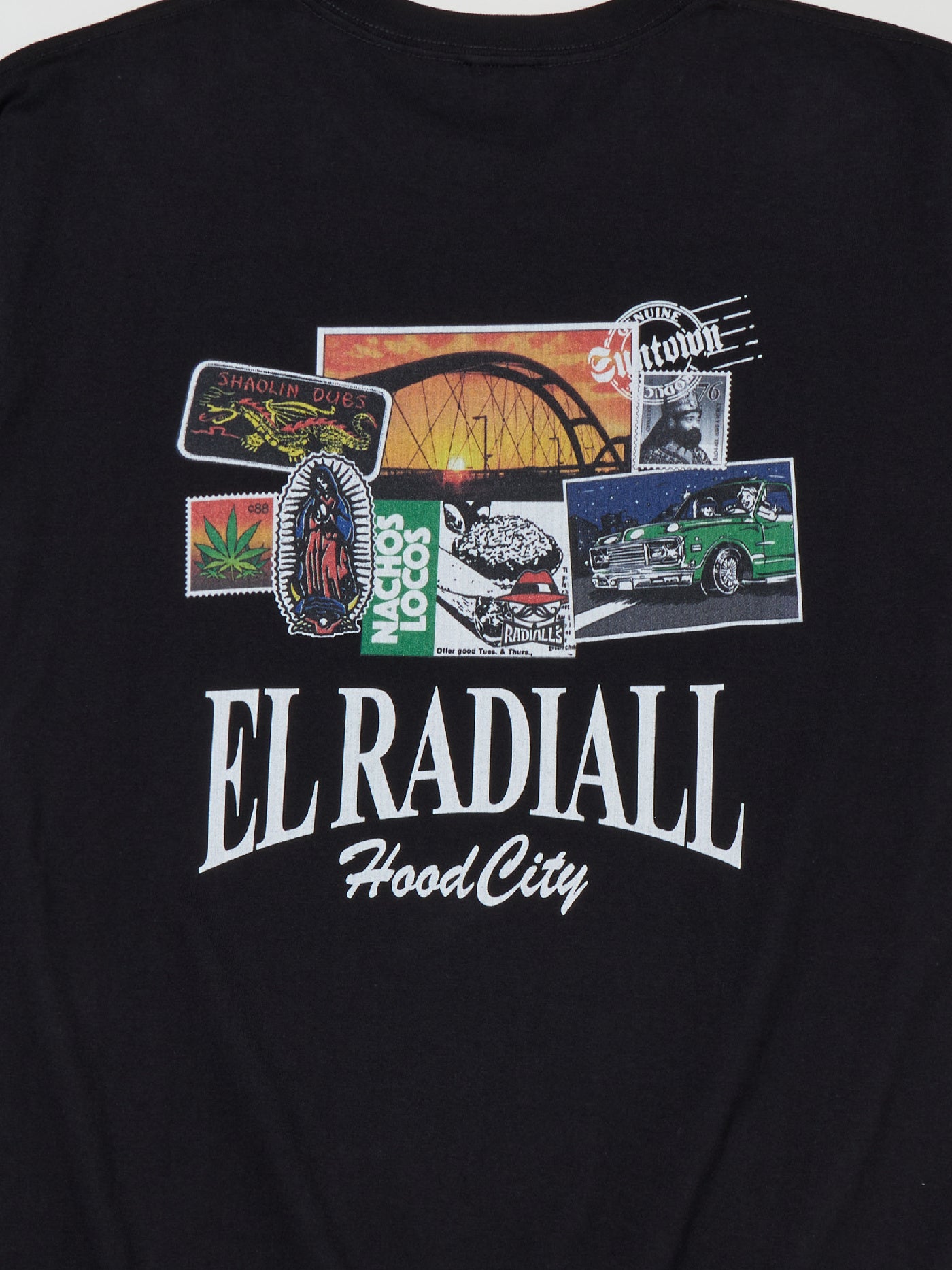 RADIALL | Hood City - CREW NECK T-SHIRT S/S - Black