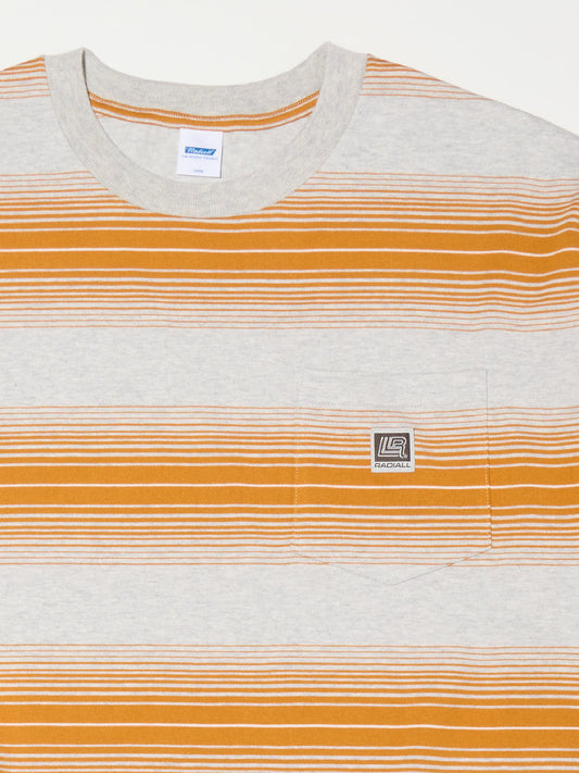 【4.11 (Sat) 12:00 Release】RADIALL | Board - CREW NECK T-SHIRT L/S - Baja Yellow