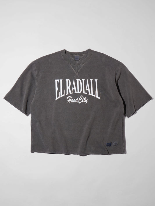 【4.11 (Sat) 12:00 Release】RADIALL | Alley Oop - CREW NECK T-SHIRT S/S - Faded Black