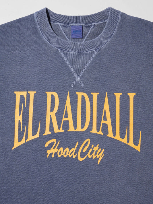 【4.11 (Sat) 12:00 Release】RADIALL | Alley Oop - CREW NECK T-SHIRT S/S - Faded Blue