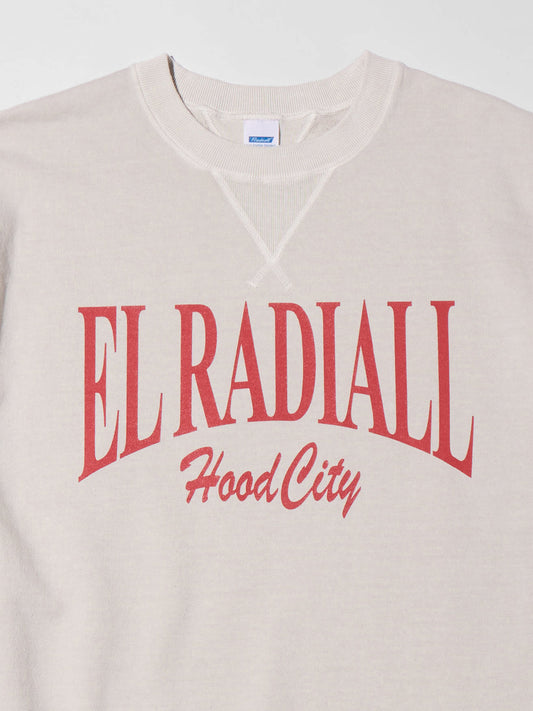 【4.11 (Sat) 12:00 Release】RADIALL | Alley Oop - CREW NECK T-SHIRT S/S - Faded White