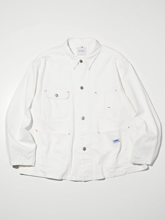【4.4 (Sat) 12:00 Release】RADIALL | Chev - CARPENTER JACKET - White