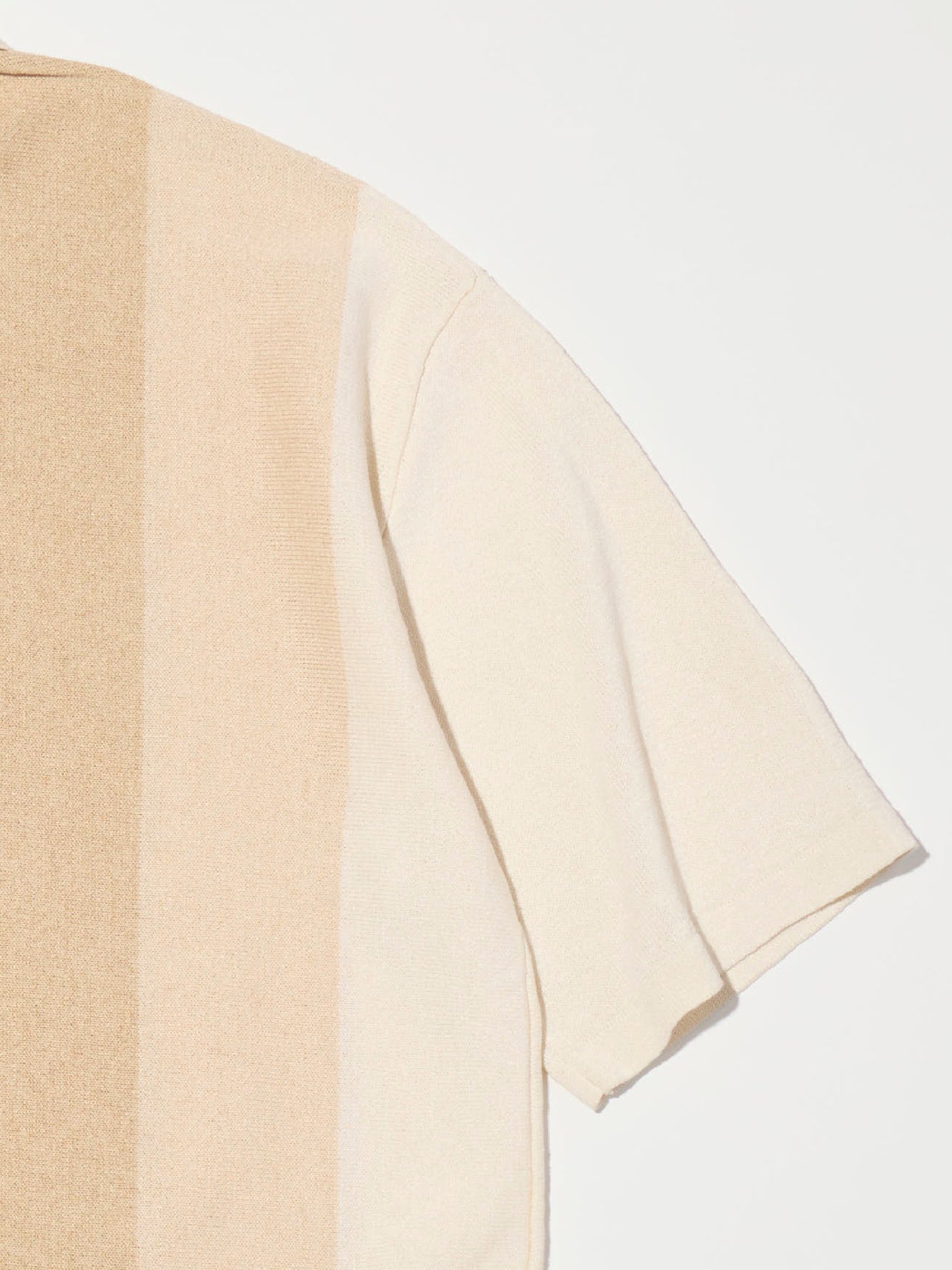 【4.11 (Sat) 12:00 Release】RADIALL | Tone - REGULAR COLLARED SWEATER S/S - Aztec Ivory