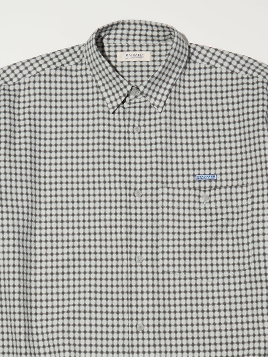 【4.11 (Sat) 12:00 Release】RADIALL | Dim - REGULAR COLLARED SHIRT L/S - White