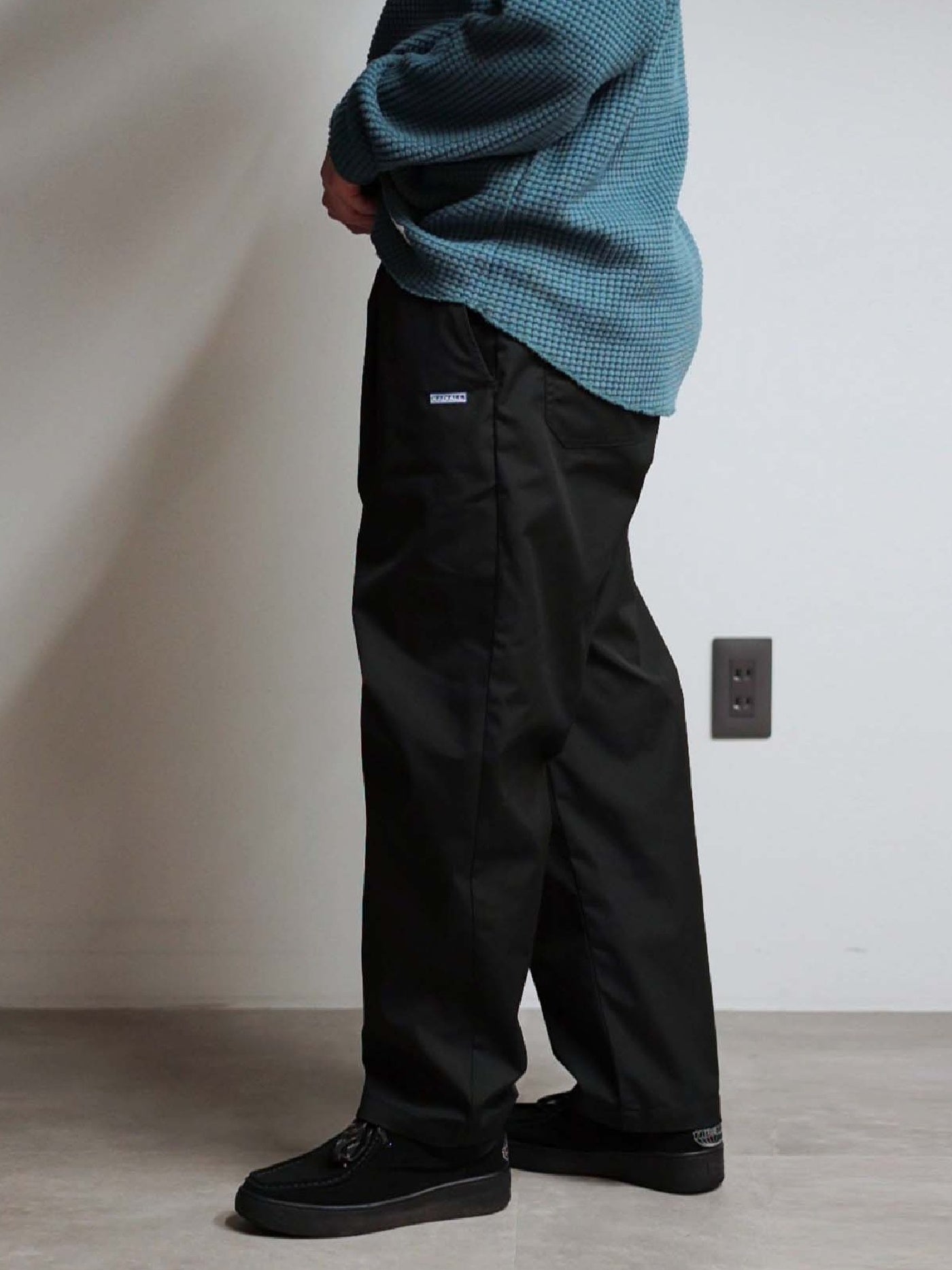 RADIALL | Wheels - STRAIGHT FIT EASY PANTS - Black