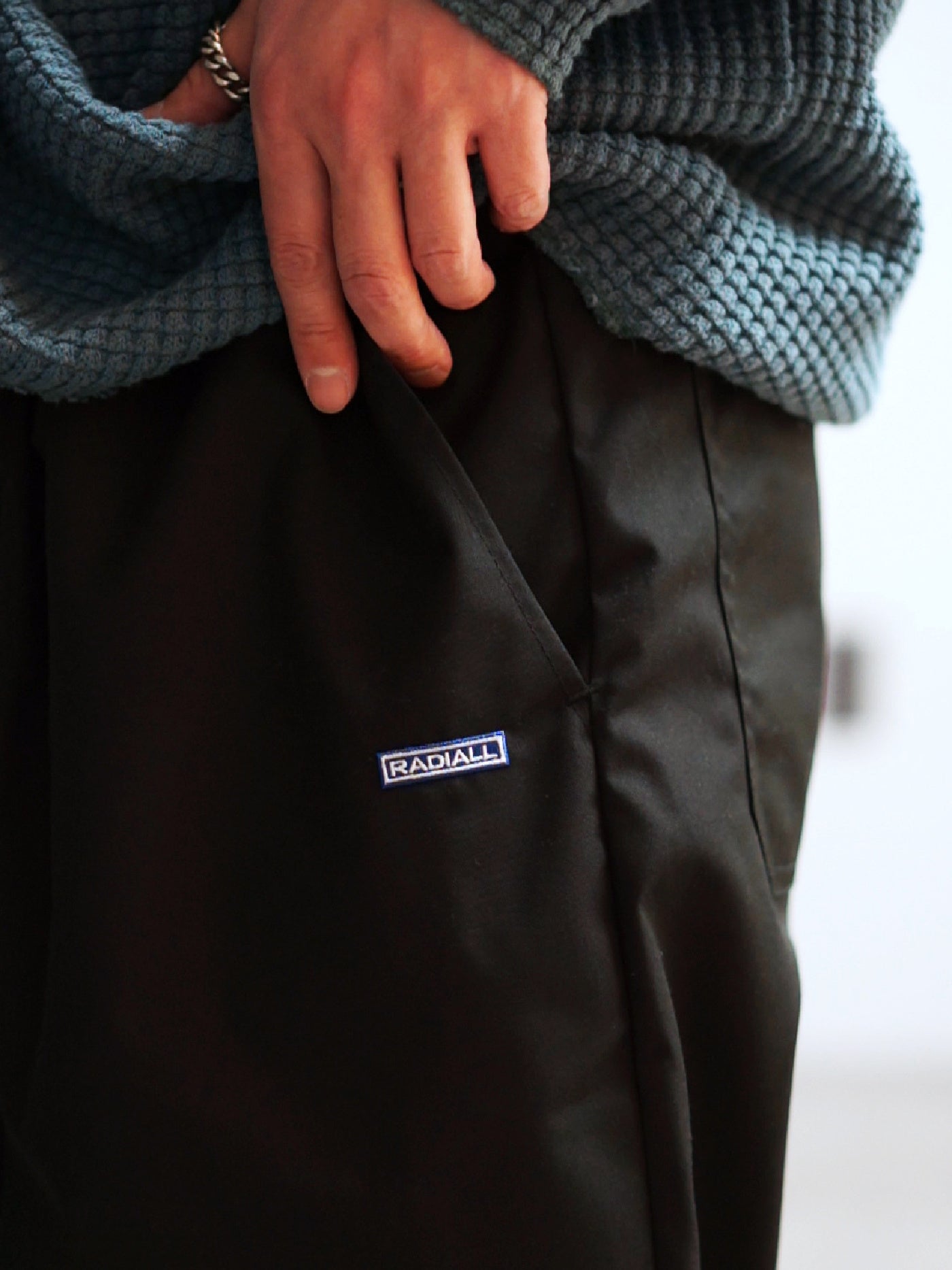 RADIALL | Wheels - STRAIGHT FIT EASY PANTS - Black