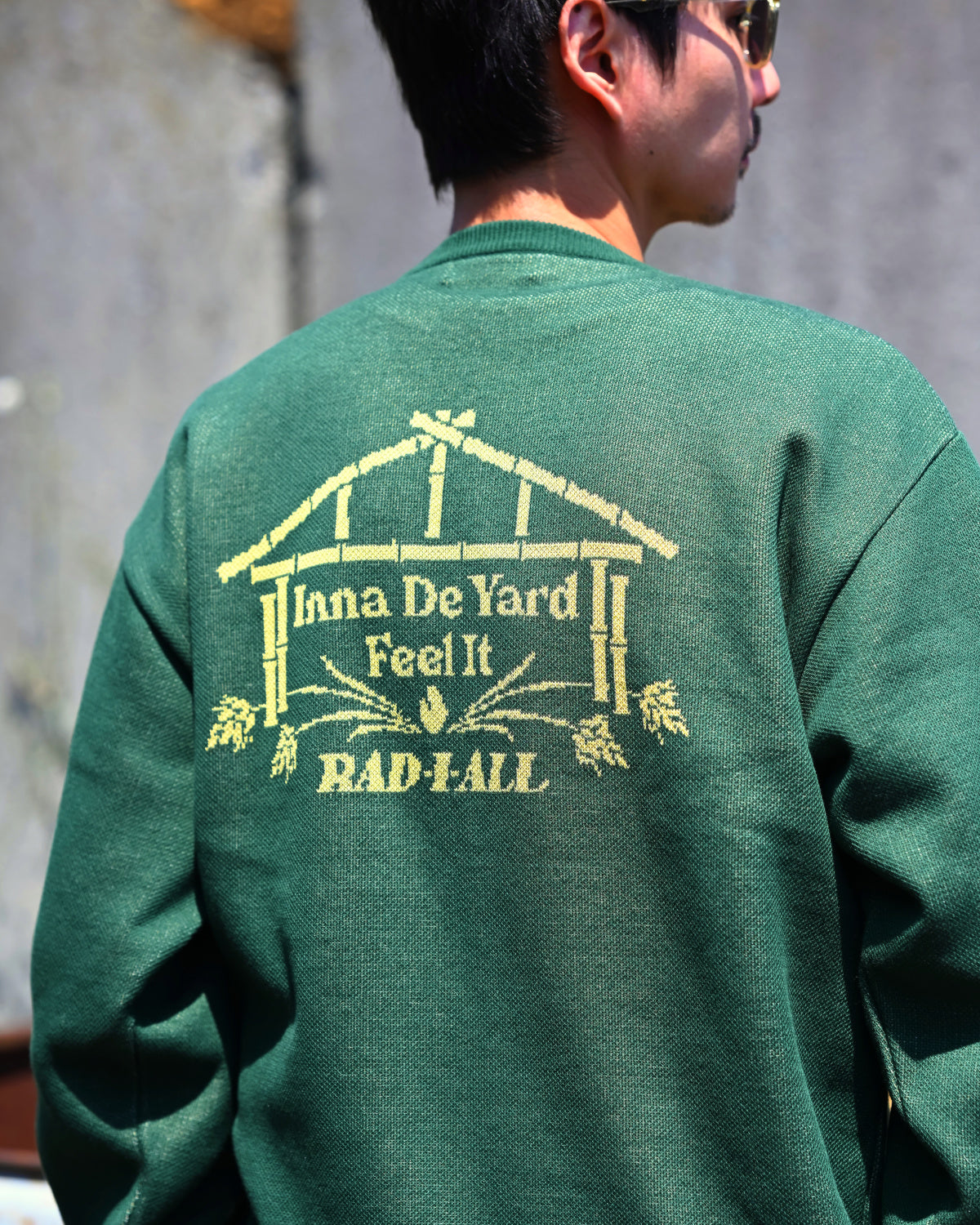 RADIALL | COOKIE - CREW NECK SWEATER L/S - Forest Green