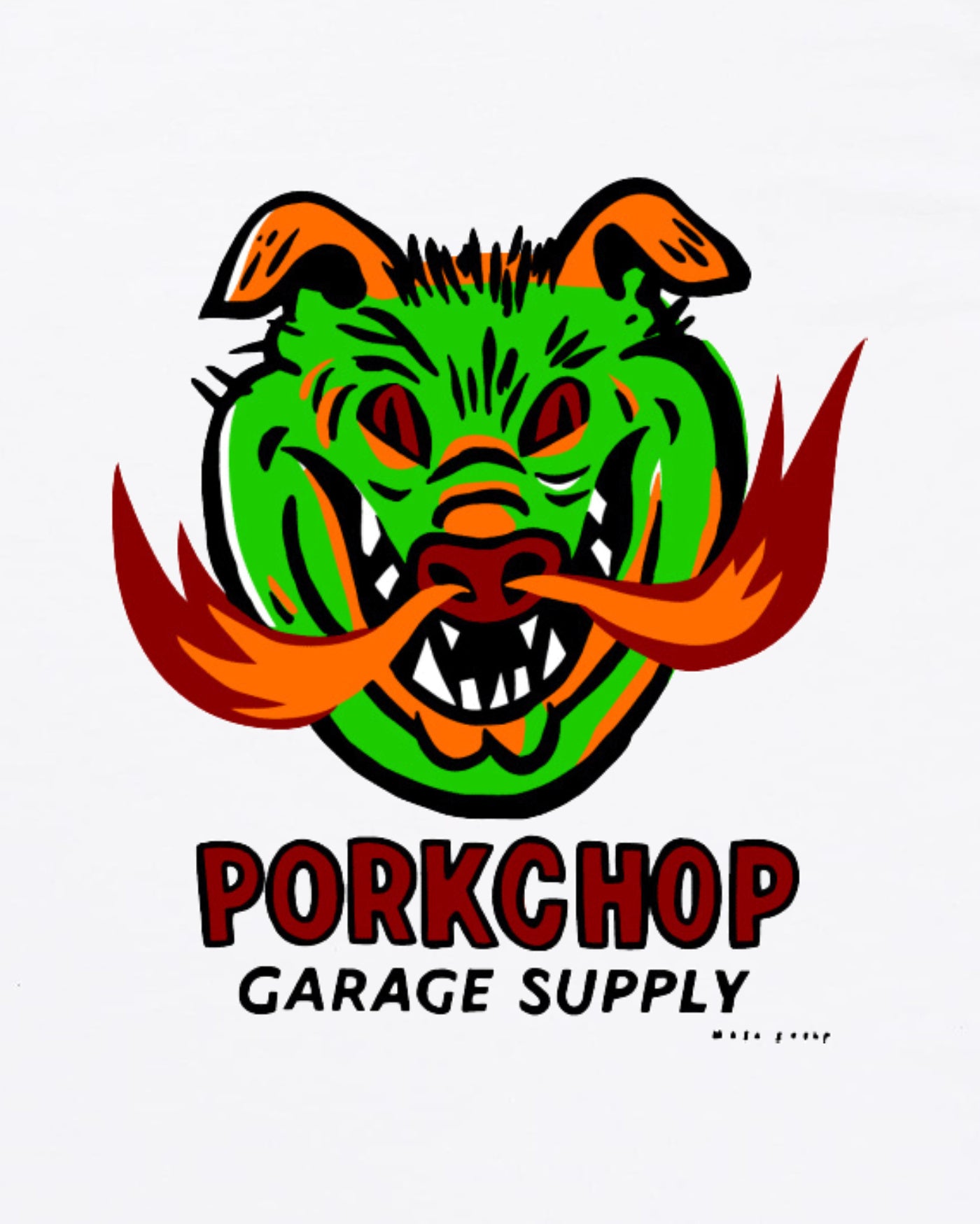 PORKCHOP | MASA SCULP TEE A - White